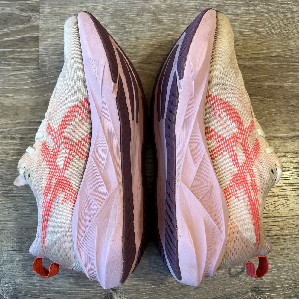 ASICS Novablast 3 Womens Running Shoes Pink Orange 1012B288 Size 8
